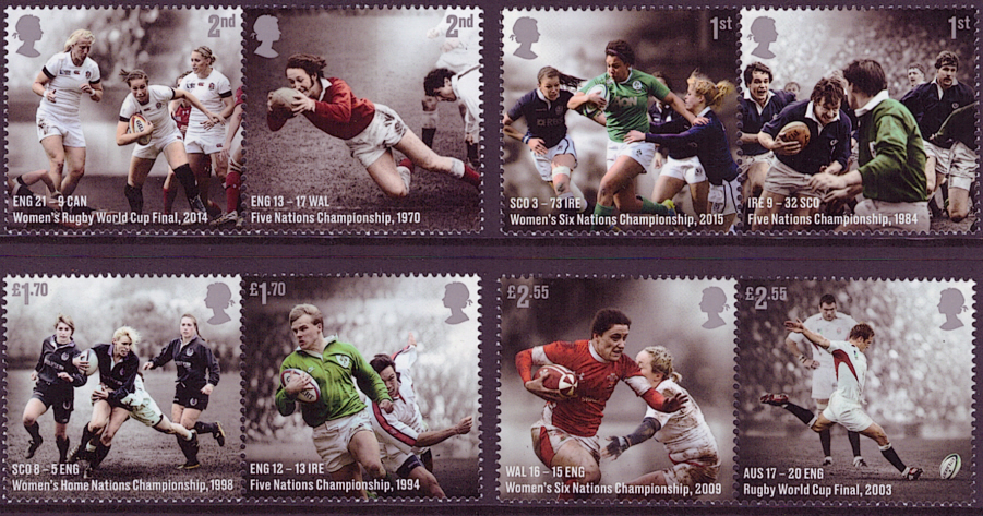 (image for) SG4597 / 04 2021 Rugby Union unmounted mint set of 8 - Click Image to Close